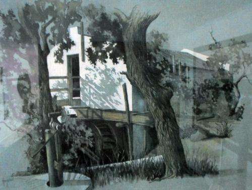 Ted Hoesloot (2) - Farmhouse print - A stunning framed print!!